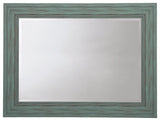 Jacee Antique Teal Accent Mirror - Ella Furniture