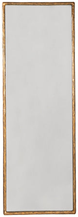 Ryandale Antique Brass Finish Floor Mirror - Ella Furniture