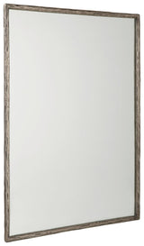 Ryandale Antique Pewter Finish Accent Mirror - Ella Furniture