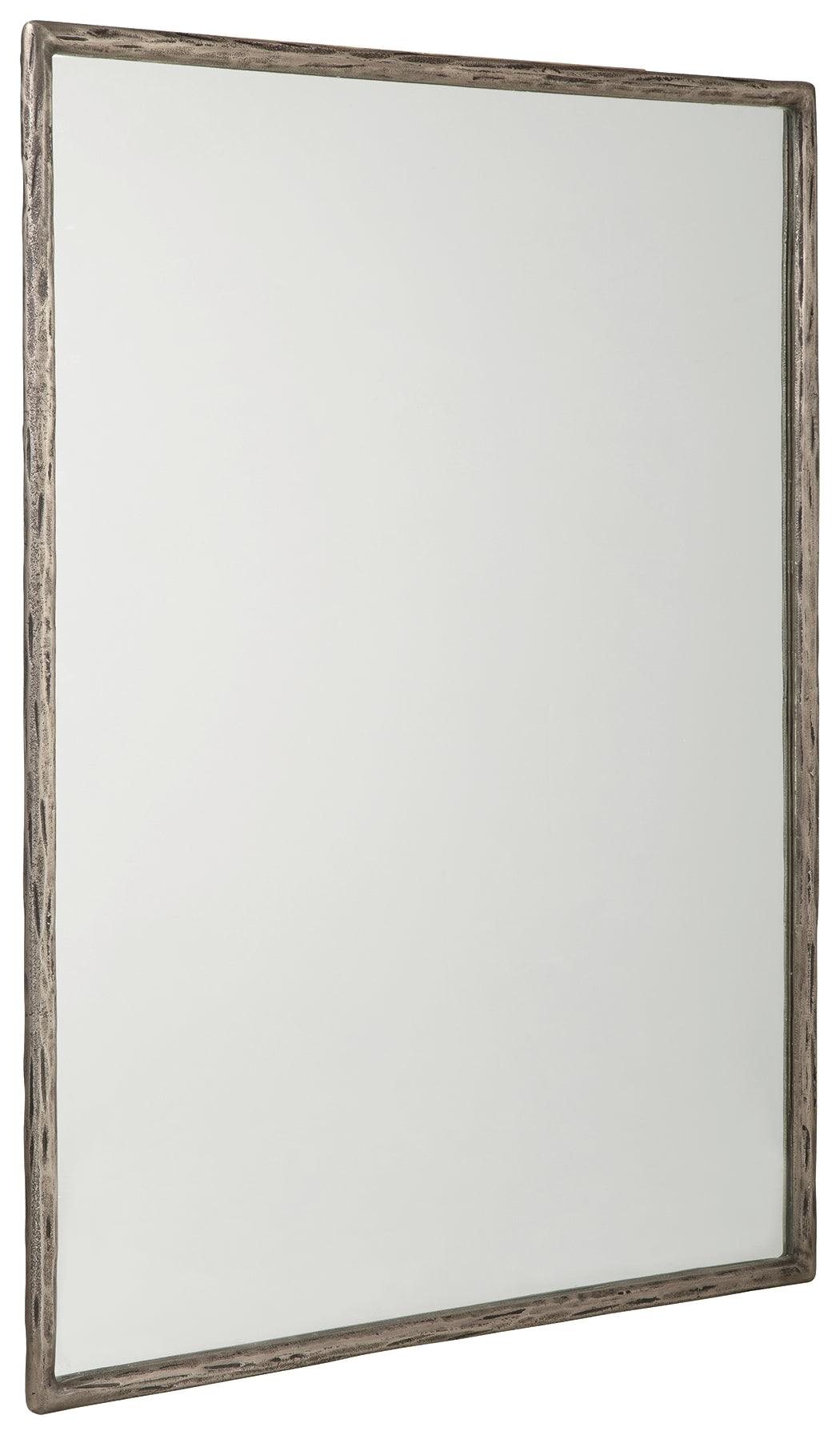 Ryandale Antique Pewter Finish Accent Mirror - Ella Furniture