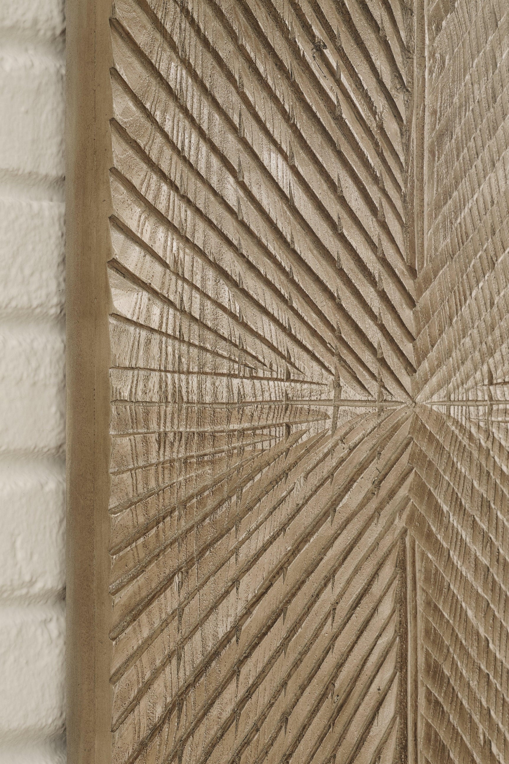Lenora Distressed Brown Wall Decor - Ella Furniture
