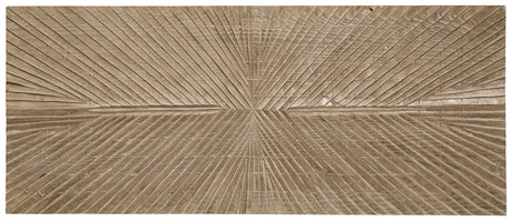 Lenora Distressed Brown Wall Decor - Ella Furniture