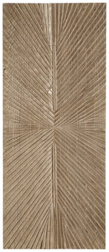 Lenora Distressed Brown Wall Decor - Ella Furniture