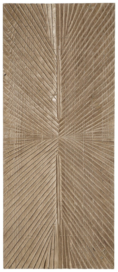 Lenora Distressed Brown Wall Decor - Ella Furniture