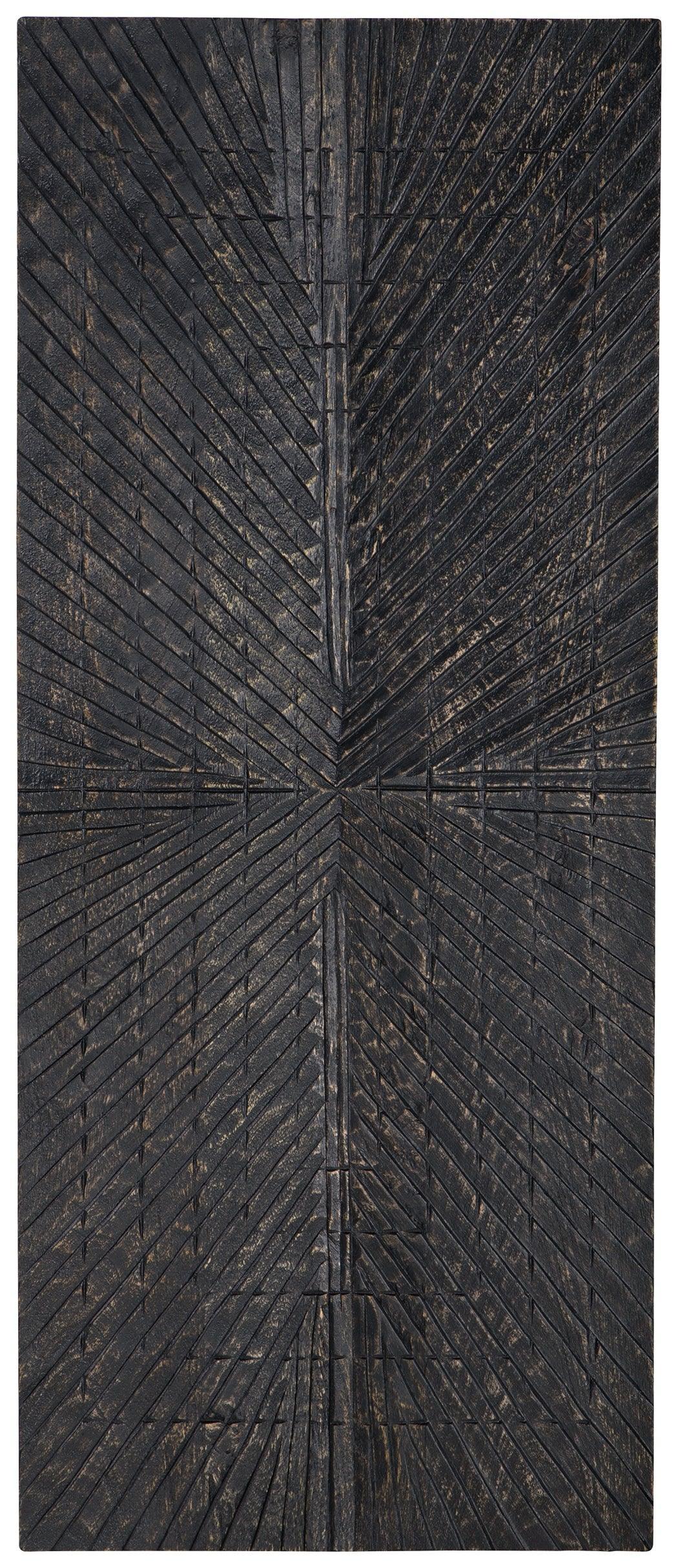 Lenora Antique Black Wall Decor - Ella Furniture