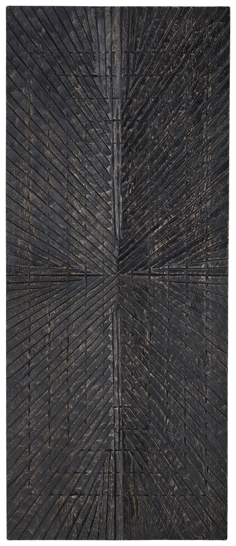 Lenora Antique Black Wall Decor - Ella Furniture