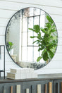 Kali Black Accent Mirror - Ella Furniture