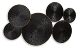 Rhetlen Black/gold Finish Wall Decor - Ella Furniture
