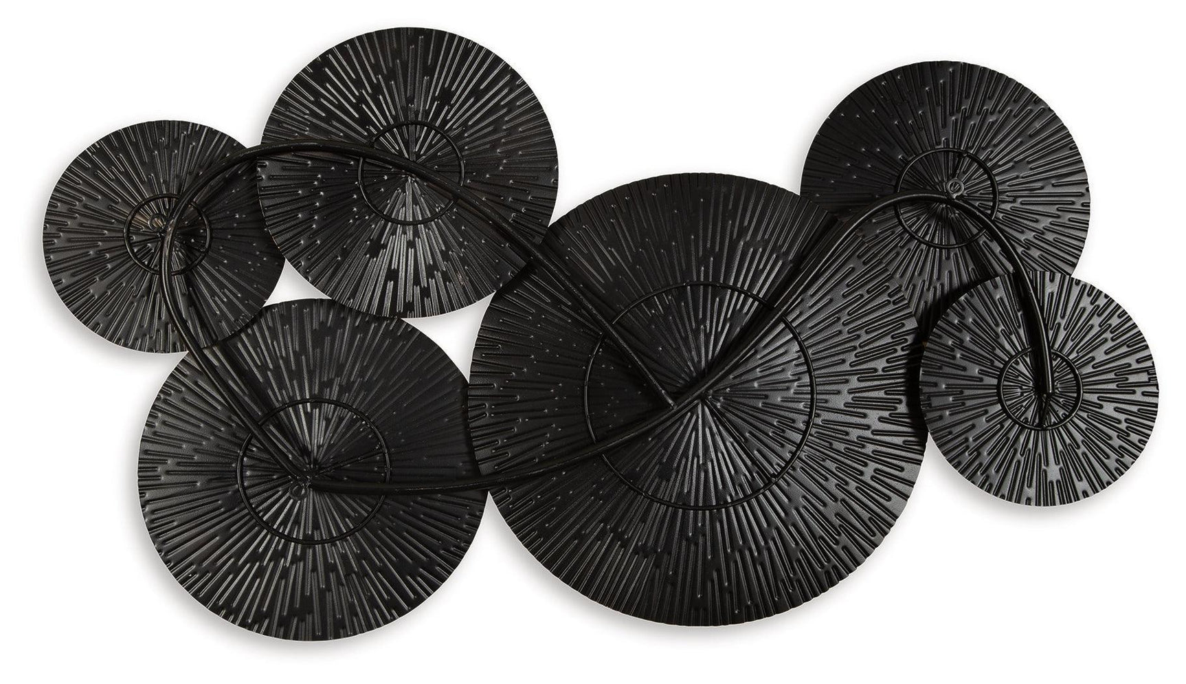 Rhetlen Black/gold Finish Wall Decor - Ella Furniture