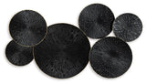 Rhetlen Black/gold Finish Wall Decor - Ella Furniture