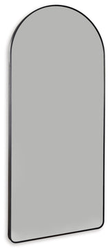 Sethall Black Floor Mirror - Ella Furniture