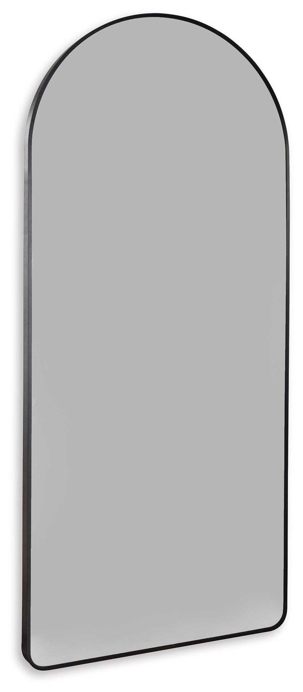 Sethall Black Floor Mirror - Ella Furniture