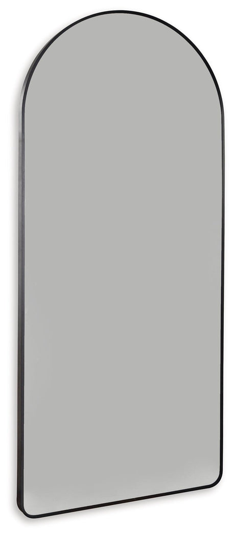 Sethall Black Floor Mirror - Ella Furniture