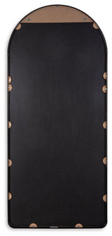 Sethall Black Floor Mirror - Ella Furniture