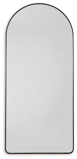 Sethall Black Floor Mirror - Ella Furniture