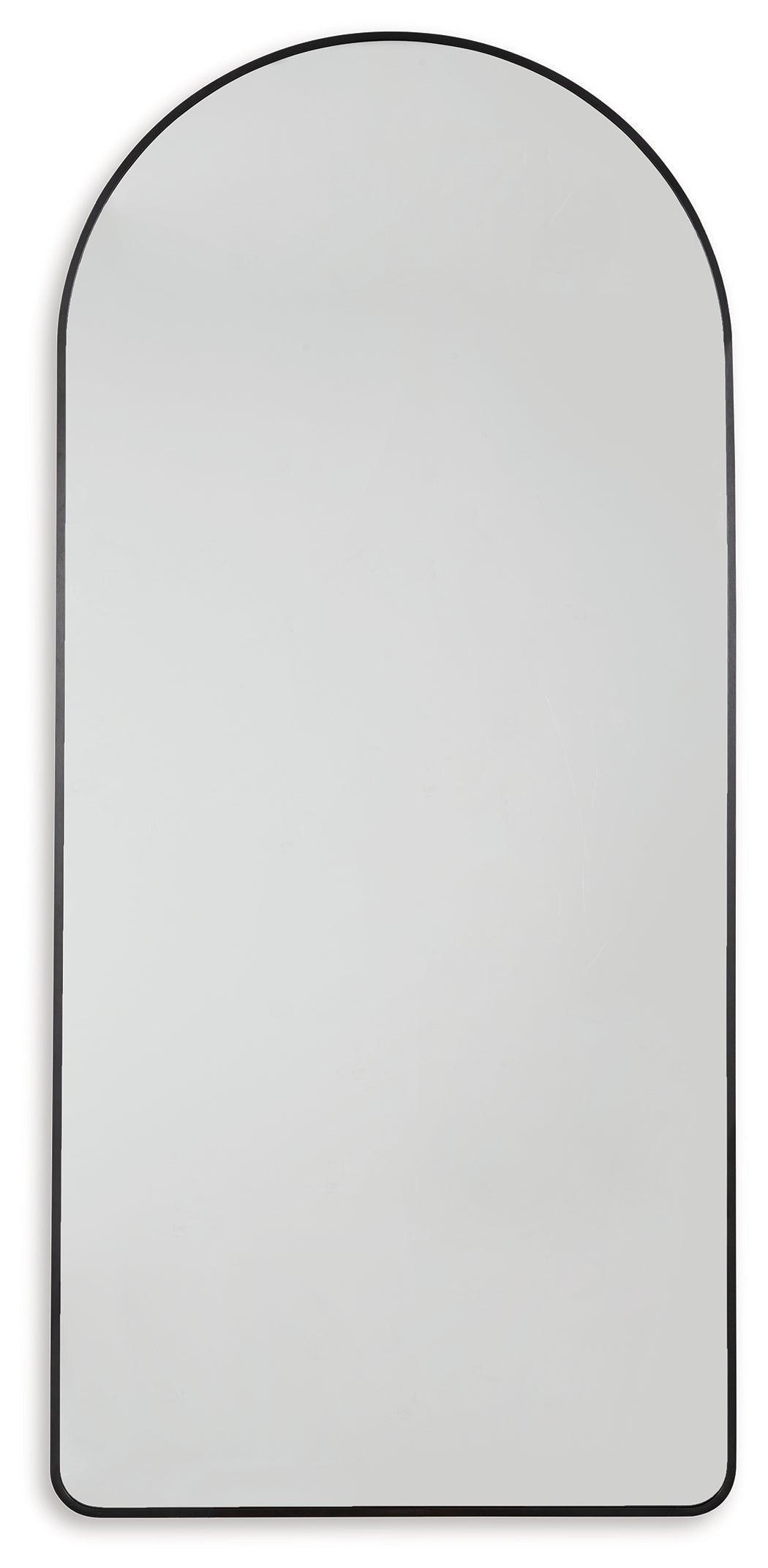 Sethall Black Floor Mirror - Ella Furniture
