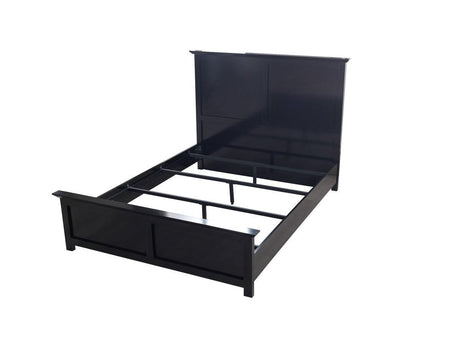 Natalie Black 4 Pc Queen Bedroom Set - Ella Furniture