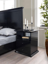 Natalie Black 4 Pc Queen Bedroom Set - Ella Furniture