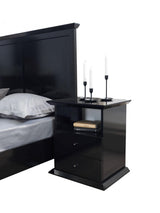 Natalie Black 4 Pc Queen Bedroom Set - Ella Furniture