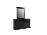 Natalie Black 4 Pc Queen Bedroom Set - Ella Furniture