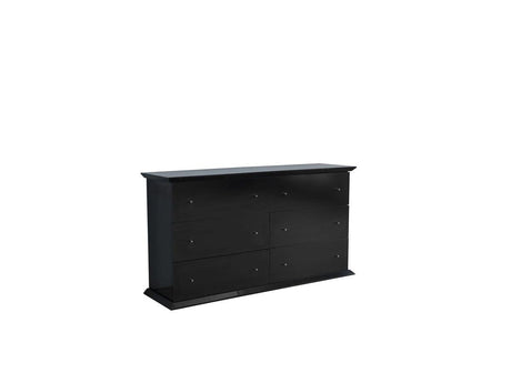 Natalie Black 4 Pc Queen Bedroom Set - Ella Furniture
