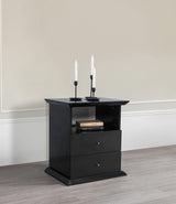 Natalie Black 4 Pc Queen Bedroom Set - Ella Furniture