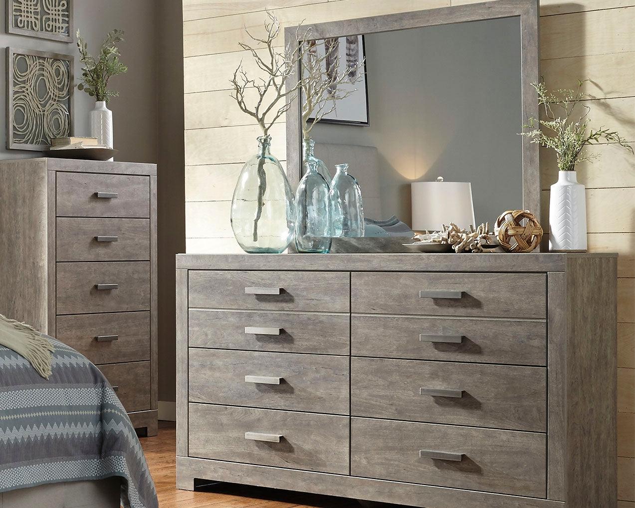 Culverbach Gray Dresser And Mirror - Ella Furniture