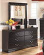 Huey Vineyard Black Dresser And Mirror - Ella Furniture
