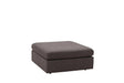 Penelope Smoke Ottoman - Ella Furniture