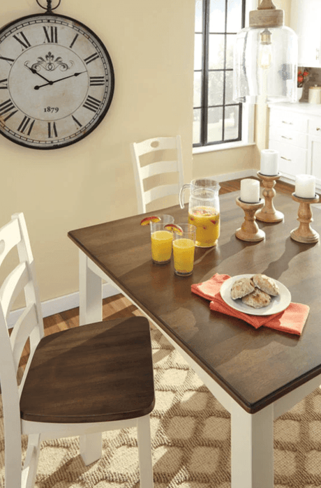 Wall-mounted Augustina clock in traditional styled office
