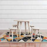 Blariden Natural Table And Chairs (Set Of 5) - Ella Furniture