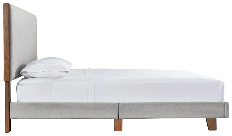 Tranhaus Beige Queen Upholstered Bed