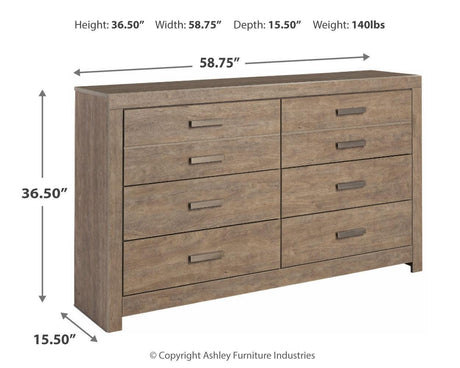 Culverbach Dresser dimensions graphic