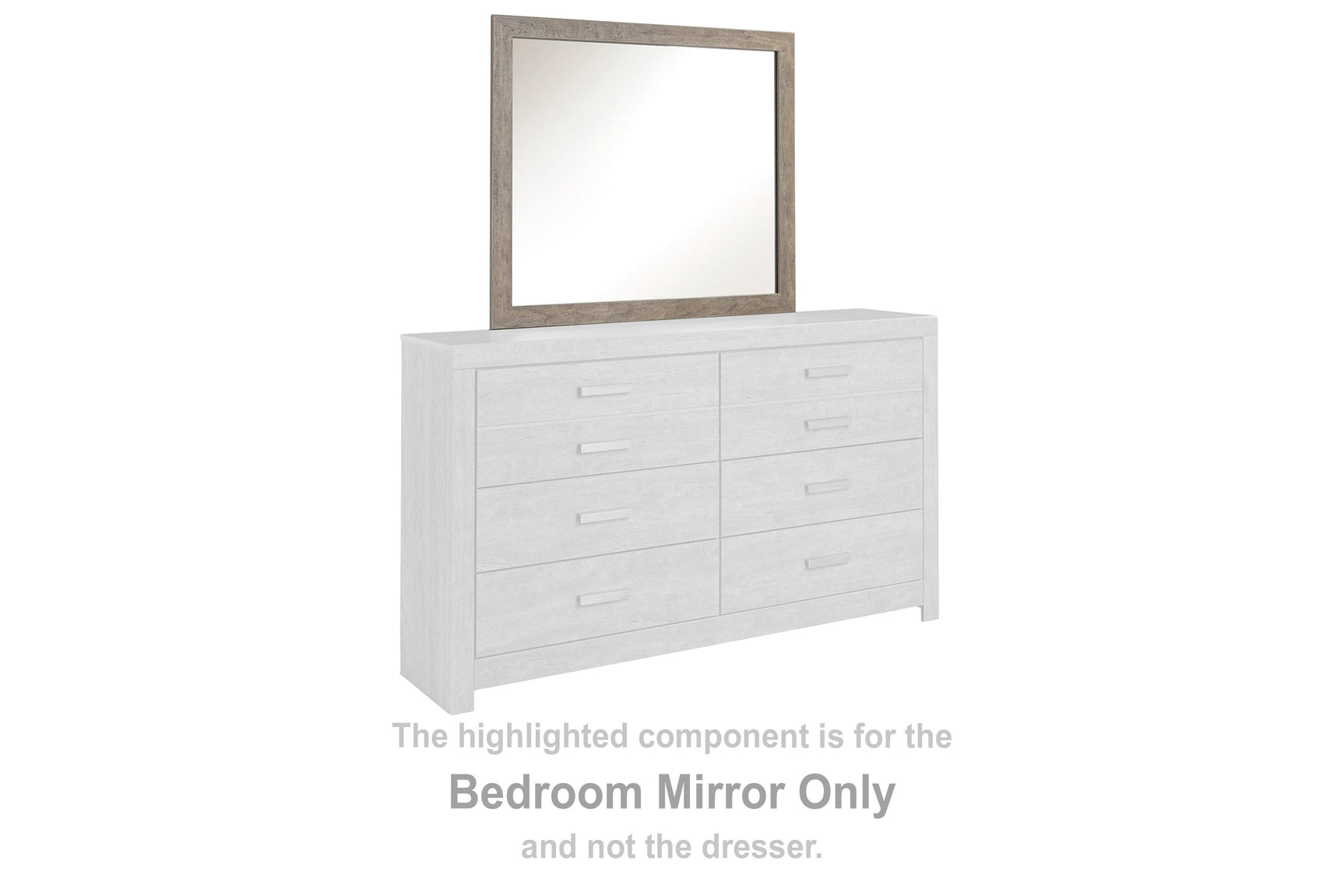 Culverbach Gray Bedroom Mirror - Ella Furniture