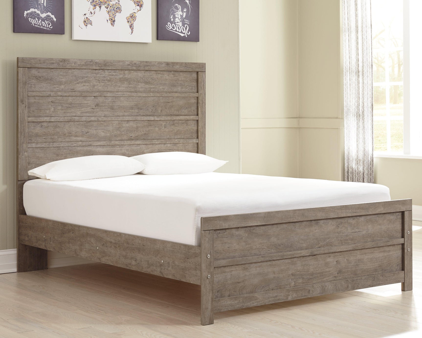 Culverbach Gray Full Panel Bed - Ella Furniture