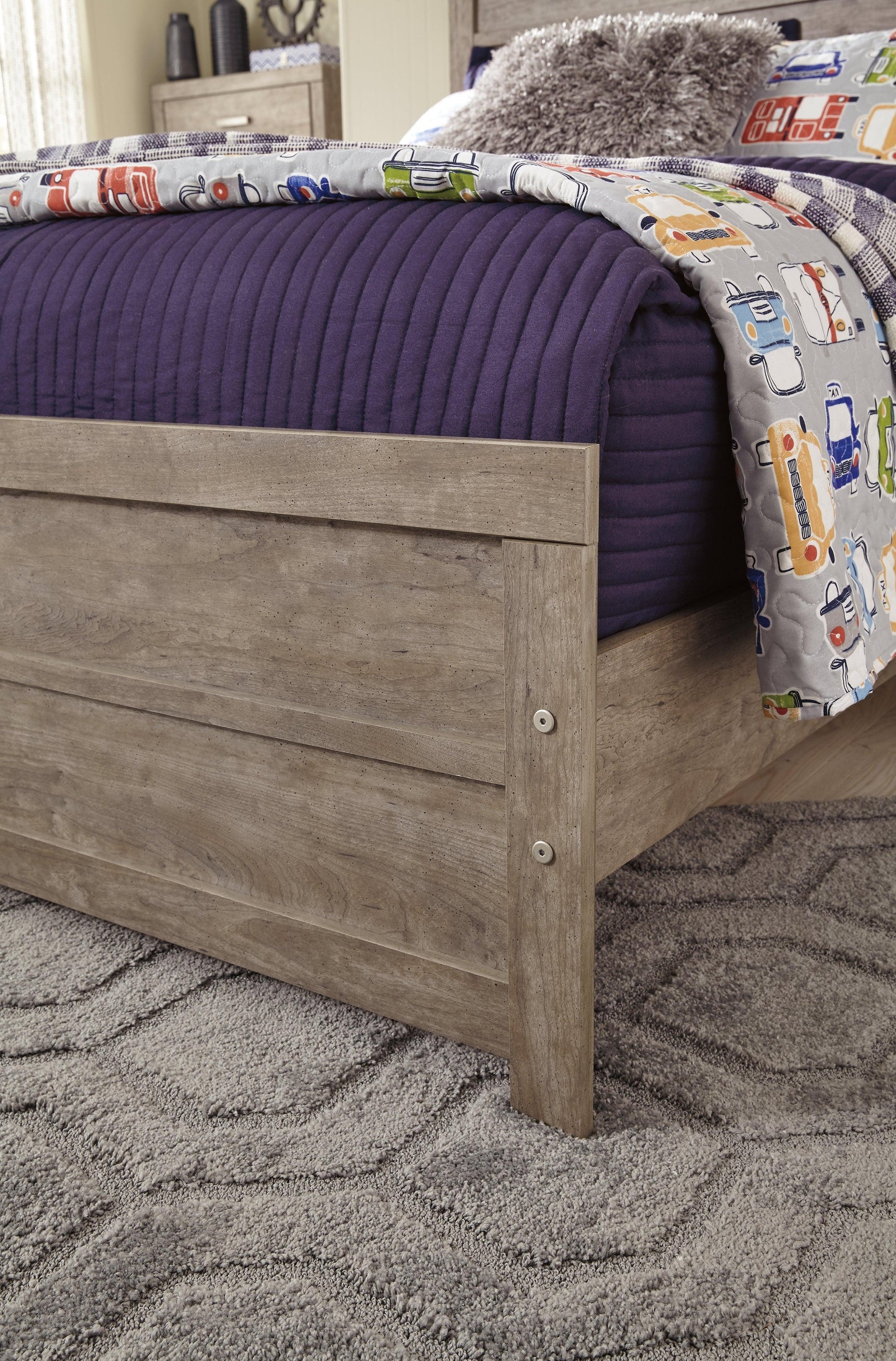 Culverbach Gray Full Panel Bed - Ella Furniture