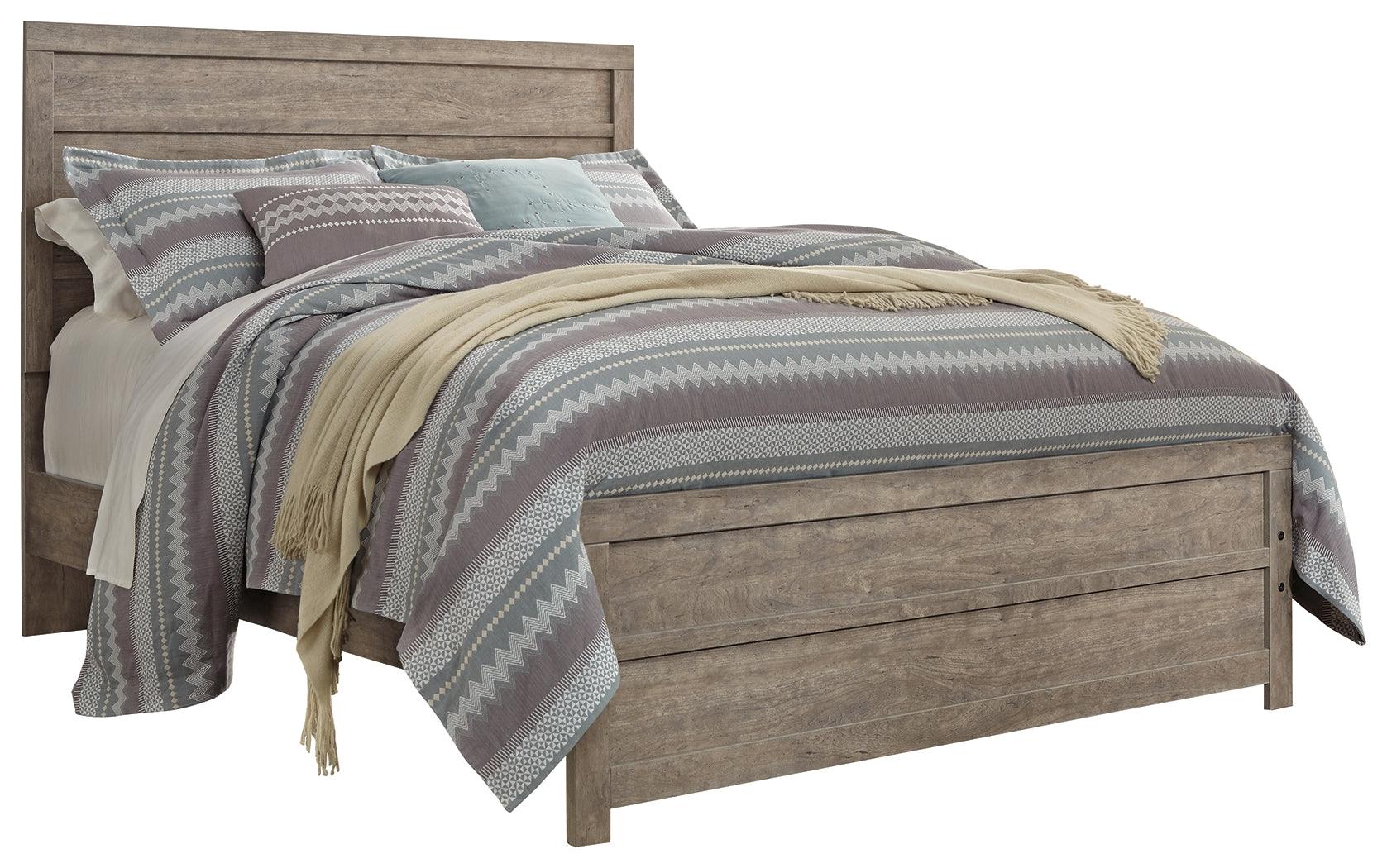 Culverbach Gray Queen Panel Bed - Ella Furniture