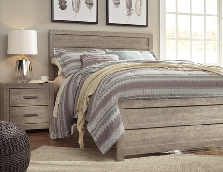 Culverbach Gray King Panel Bed - Ella Furniture
