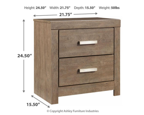 Culverbach Gray Nightstand - Ella Furniture