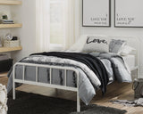 Trentlore White Twin Platform Bed - Ella Furniture