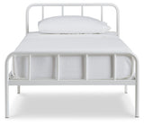 Trentlore White Twin Platform Bed - Ella Furniture