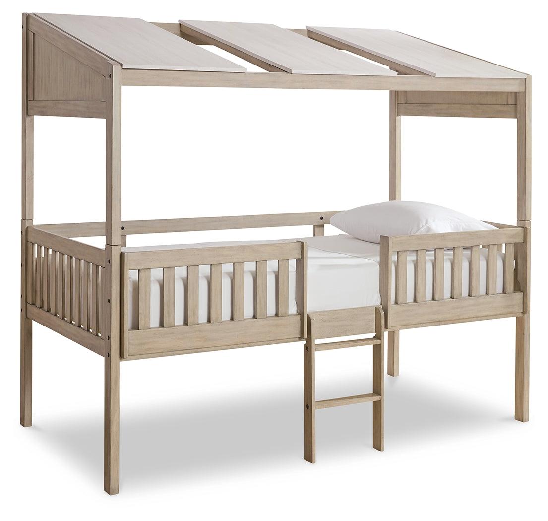 Wrenalyn Two-tone Twin Loft Bed - Ella Furniture