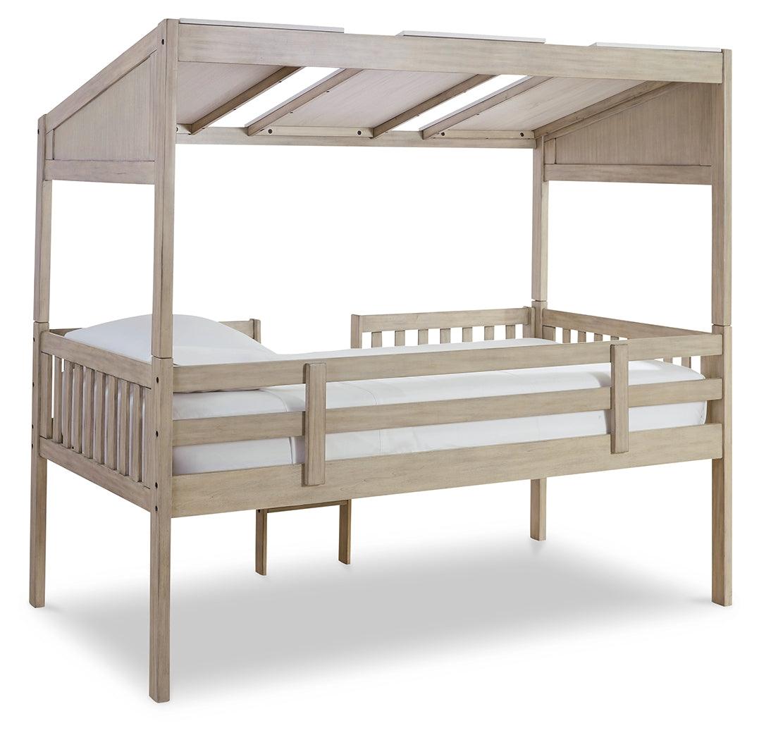 Wrenalyn Two-tone Twin Loft Bed - Ella Furniture