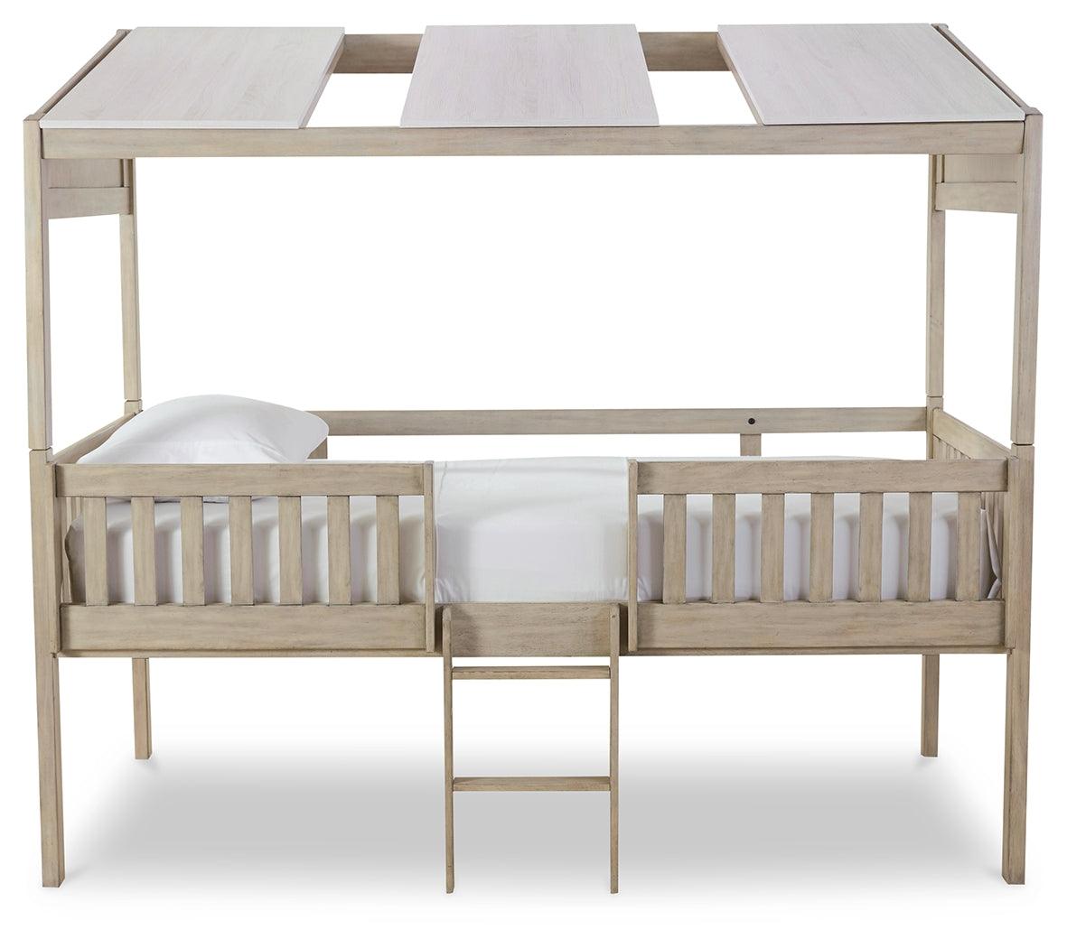 Wrenalyn Two-tone Twin Loft Bed - Ella Furniture