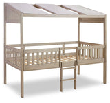 Wrenalyn Two-tone Twin Loft Bed - Ella Furniture