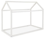 Flannibrook White Twin House Bed Frame - Ella Furniture