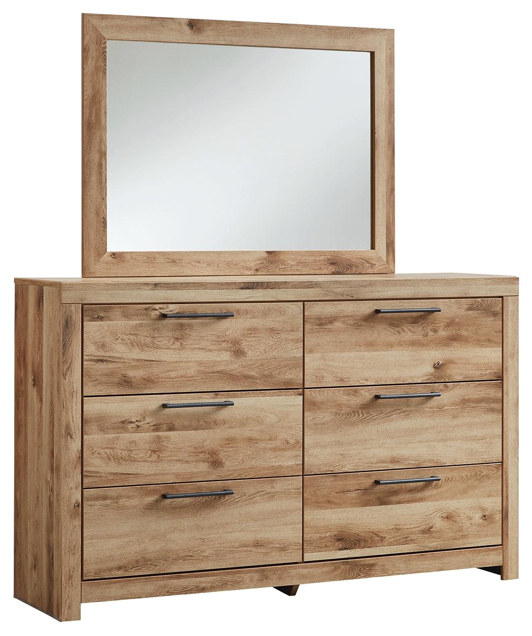 Hyanna Tan Dresser And Mirror - Ella Furniture