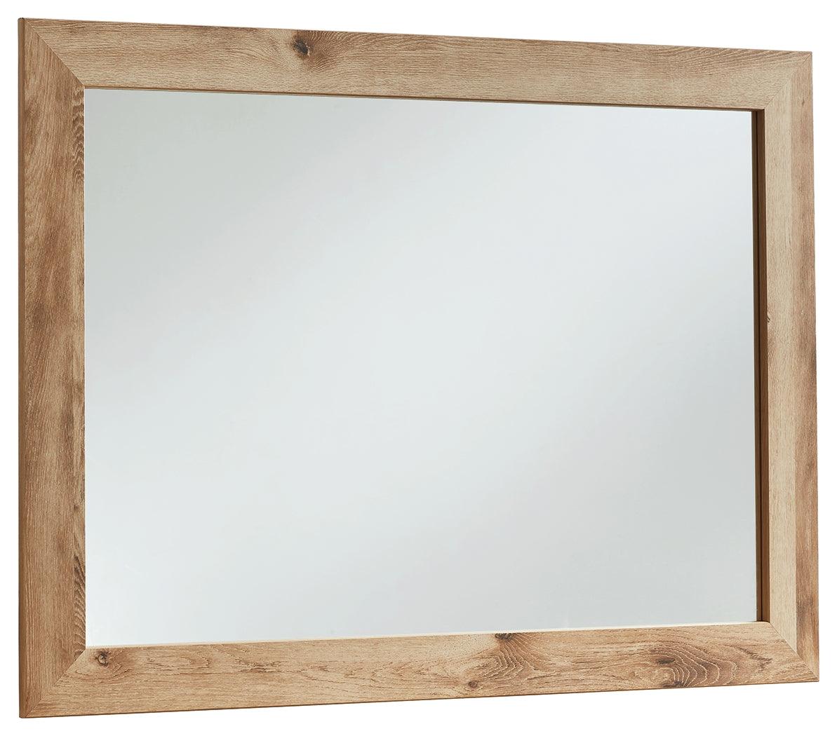 Hyanna Tan Bedroom Mirror - Ella Furniture