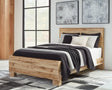Hyanna Tan King Panel Bed - Ella Furniture