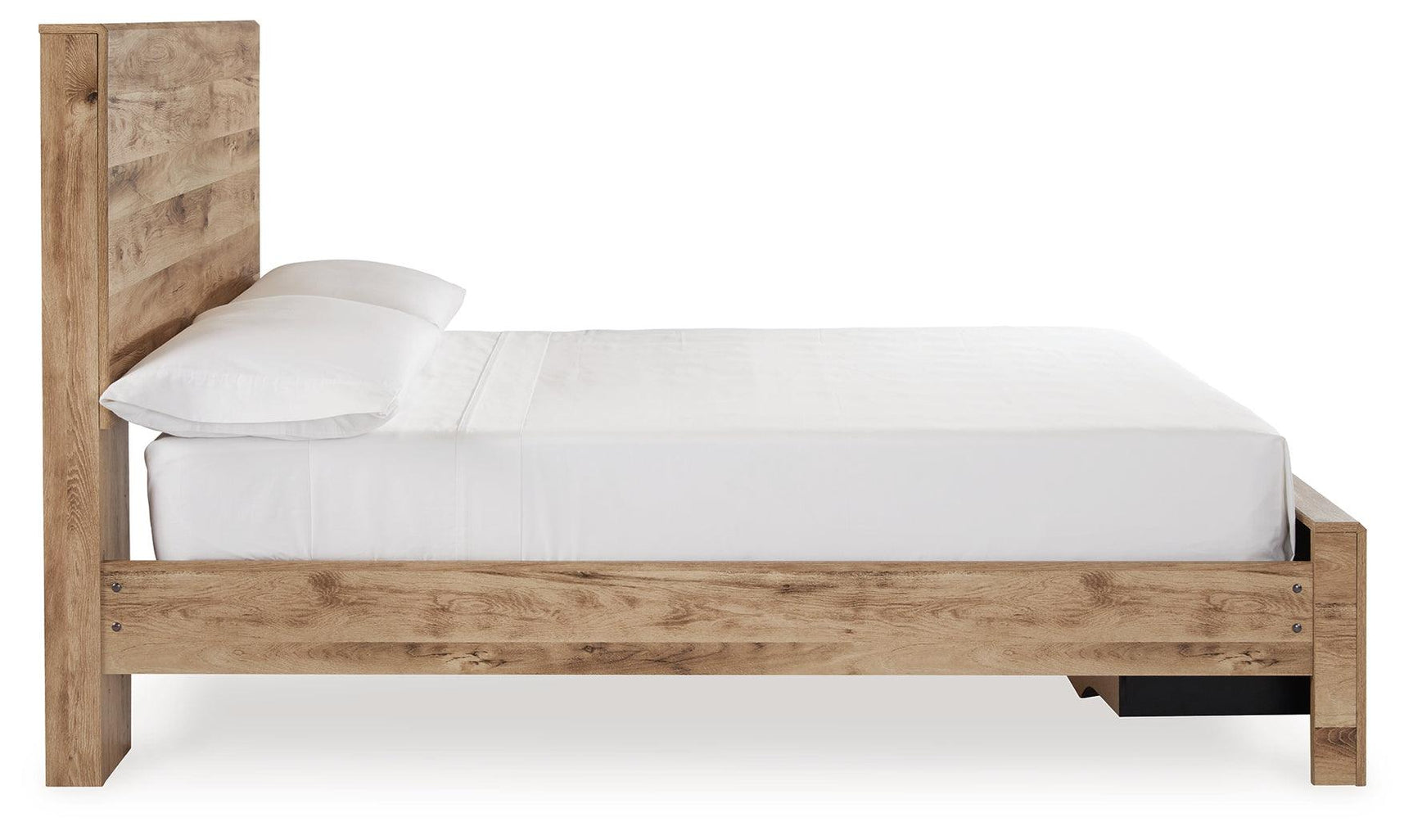 Hyanna Tan Full Panel Storage Bed - Ella Furniture